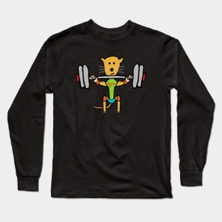 Gym Rat Weightlifting Long Sleeve T-Shirt